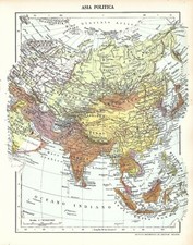 Carta geografica ASIA POLITICA