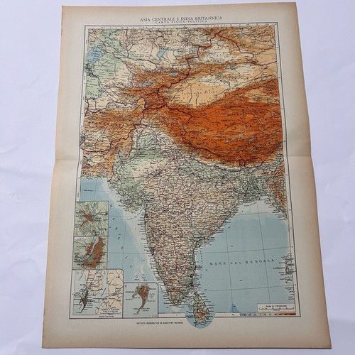 Carta asia centrale india - centrale, e