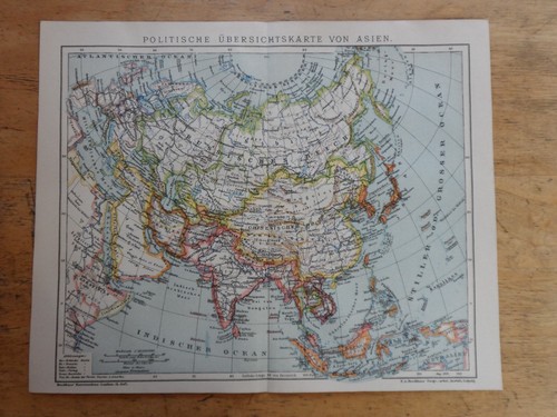 Orig litografia mappa - orig.(1908),