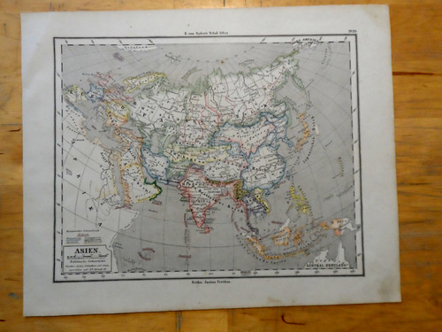 Orig litografia mappa - orig.(1875),