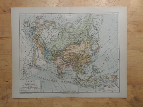 Orig litografia mappa - litografia,