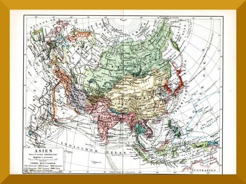 Asia mappe storiche del - mappe,