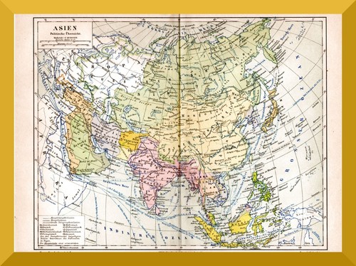 Asia mappe storiche del - storiche,