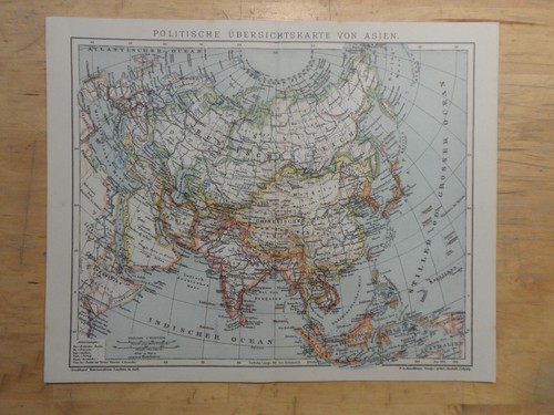 Orig litografia mappa - orig.(1908),