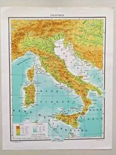VINTAGE MAPPA  38X29CM CARTE