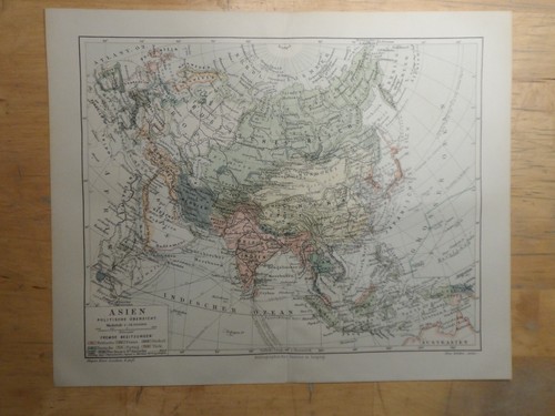 Orig litografia mappa - orig.(1908),