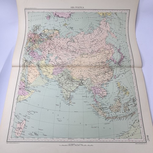 Stampa carta geografica asia - stampa,